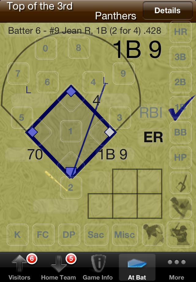 Baseball Pro Scorekeeping screenshot 2