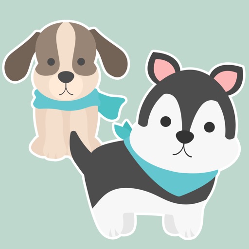 Dogs and Puppies Stickers pack icon