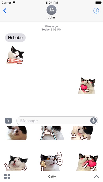 Catty Animated Stickers screenshot 3
