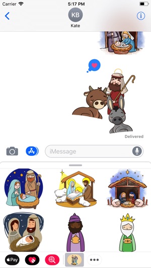 Cozy Nativity Scene Stickers(圖3)-速報App