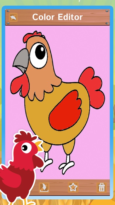 How to cancel & delete Cute Farm with Animals Coloring Pages from iphone & ipad 1