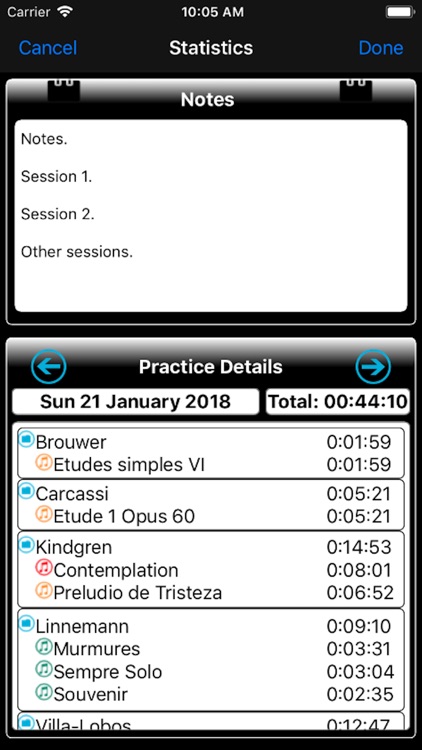 Music Practice Notebook screenshot-3
