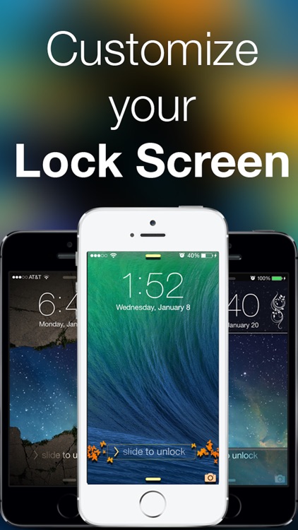 Slick - Lock Screen by Customizing your Wallpapers