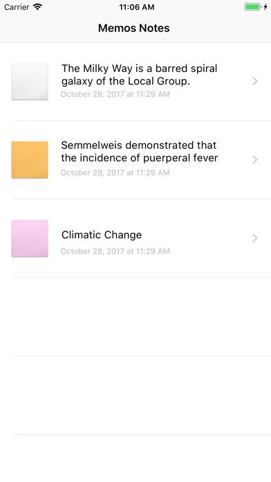 Memos Screenshot 2