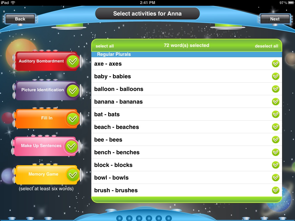 Expedition with plurals screenshot 2