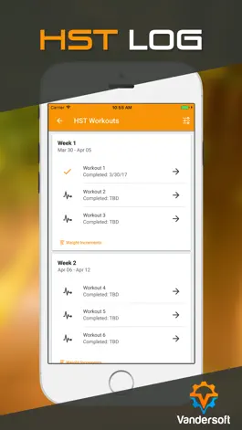 Game screenshot HST Log - Hypertrophy Specific Training mod apk