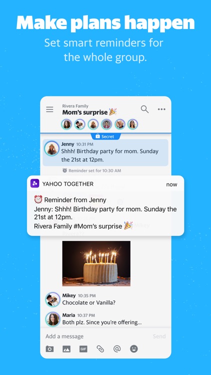 Yahoo Together - Group Chat