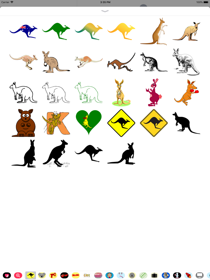 Kangaroo Stickers