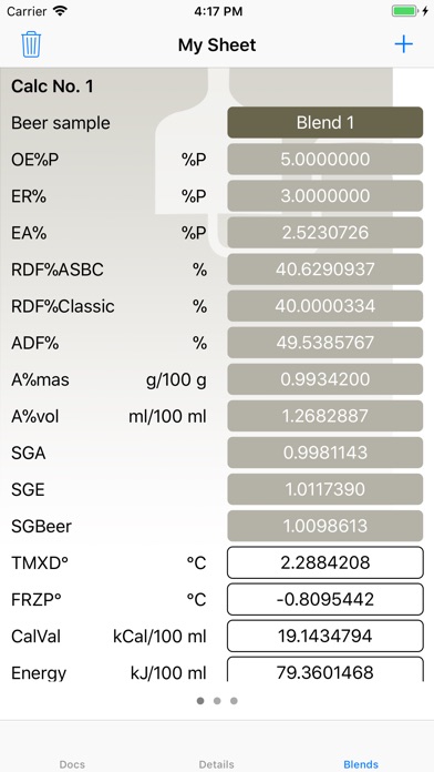 SSB Beer Calculator screenshot 2