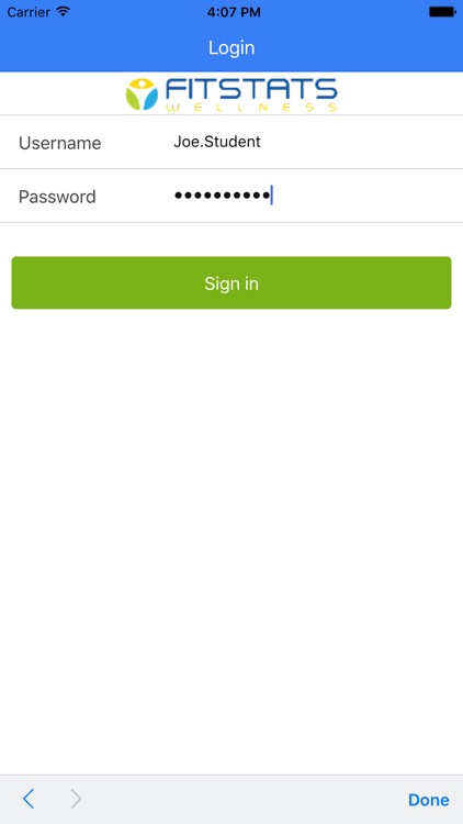 Fitstats Education Student App