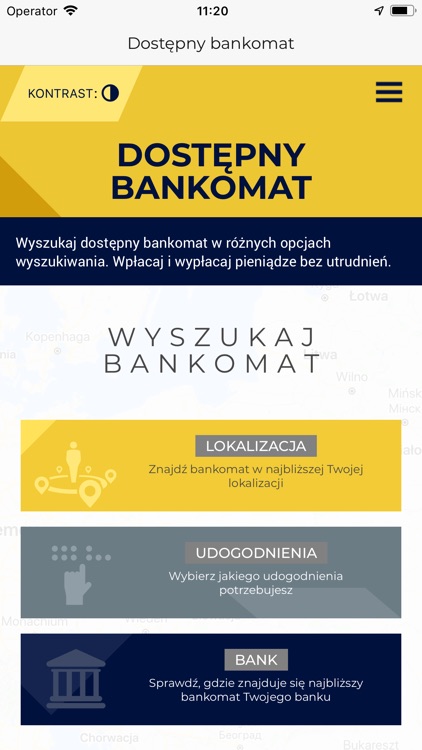 Dostępny bankomat