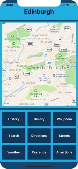 Edinburgh UK Tourist Places