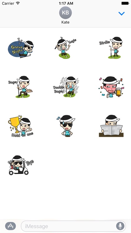 Golf is Life Golfmoji Sticker