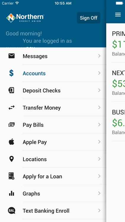 Northern CU Mobile Banking screenshot-3