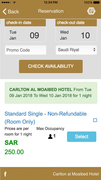 Carlton al Moaibed Hotel screenshot 4