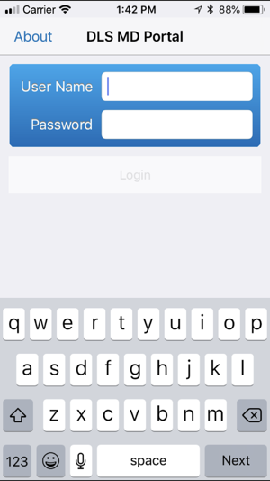 DLS MD Portal for iPhone