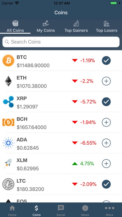 Coinalysis screenshot 3