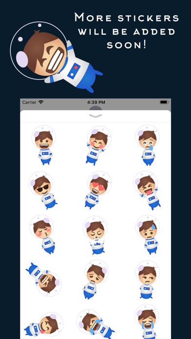Astromoji - Astronaut Emoji screenshot 2