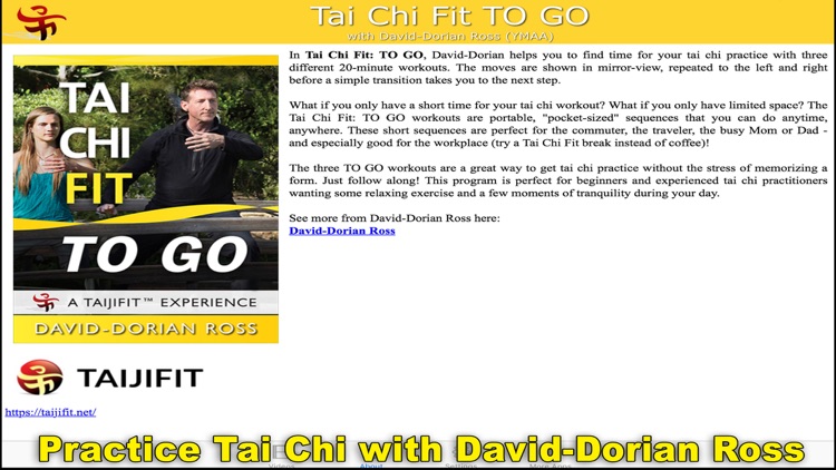 Tai Chi Fit TO GO
