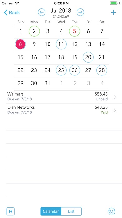 HomeBudget with Sync screenshot1