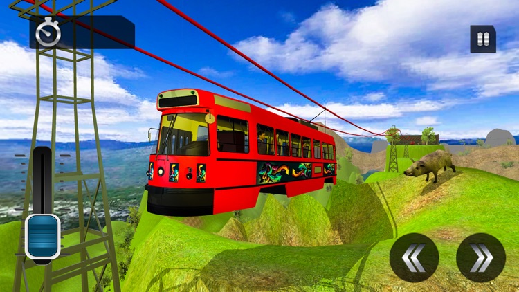 Down Hill Tramway Flying Car screenshot-3