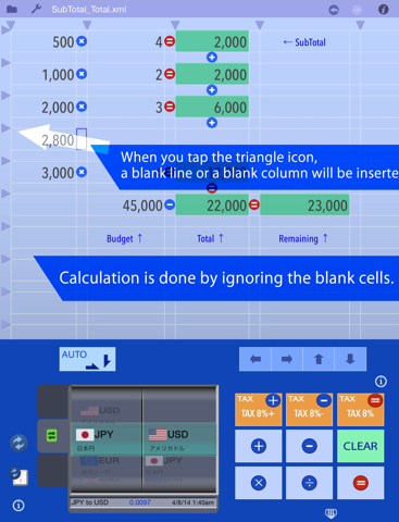 Sheetcalc-HD for iPad screenshot 2