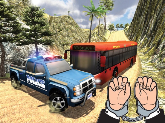 警察の車の追跡ゲーム2019のおすすめ画像2