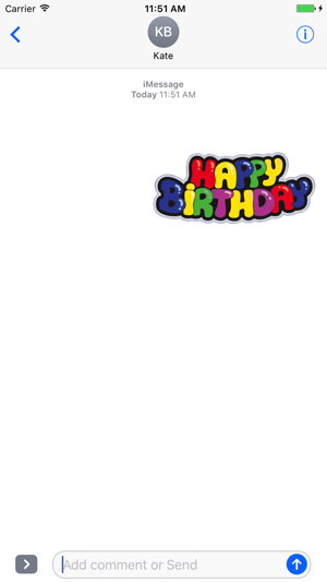 Happy Birthday funny sticker pack for iMessage(圖5)-速報App