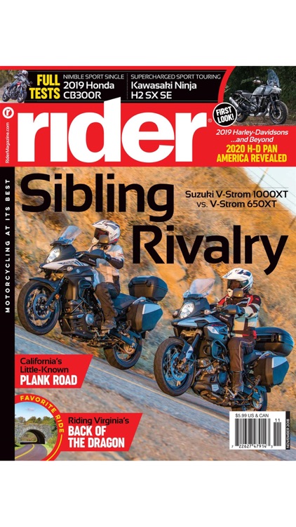 Rider Magazine, Motorcycling at its Best