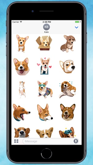 Smiley Corgi Dog Stickers(圖1)-速報App