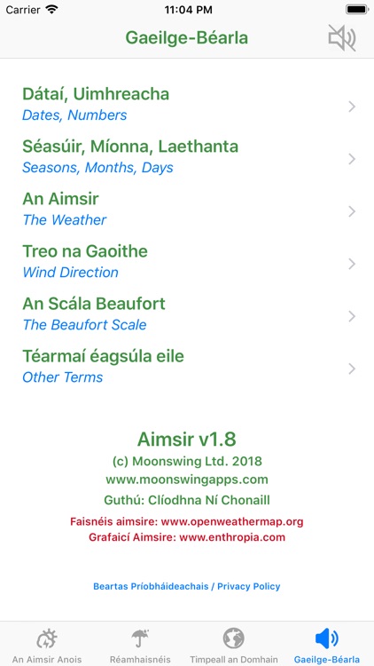 Aimsir - The Weather in Irish screenshot-5