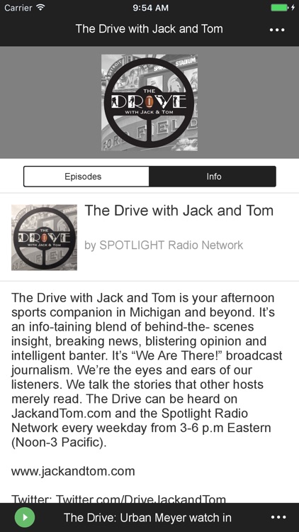 The Drive with Jack and Tom