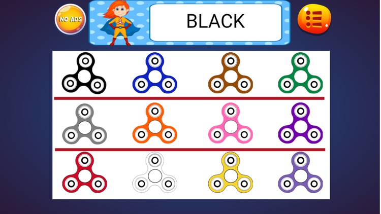 Learn Colors with Spinner Heroes Full