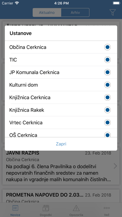 How to cancel & delete Občina Cerknica from iphone & ipad 2