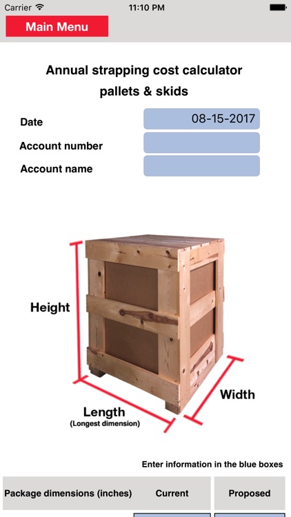 Packaging Cost Calculator