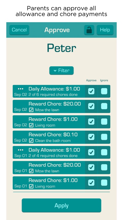 Allowance & Chores Bot Lite screenshot-4