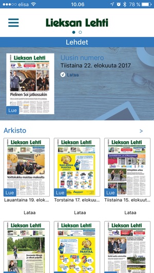 Paikallislehtien Lukusali 24/7(圖1)-速報App