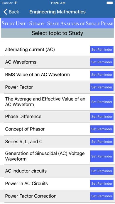 Electrical Engineering App screenshot 2