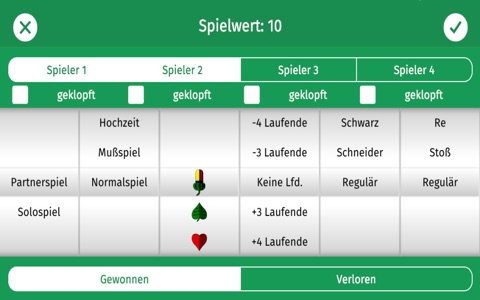 Schafkopf-Liste screenshot 4