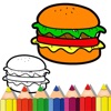 Coloring Fast Food Page