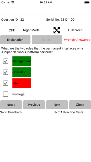 Exam Simulator For JNCIA Junos(圖9)-速報App