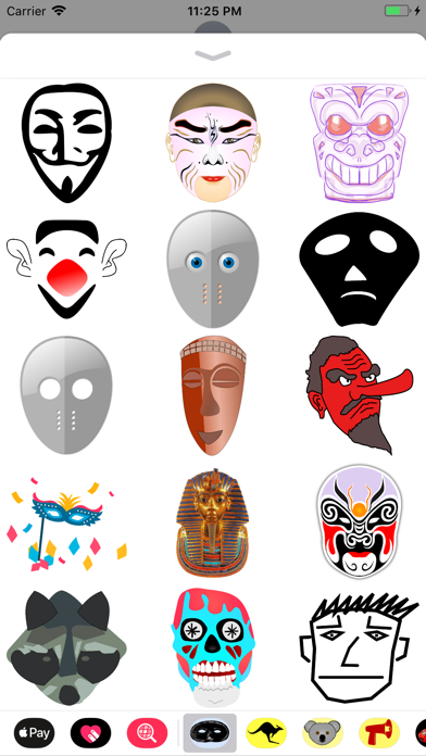 Many Mask Stickers screenshot 2