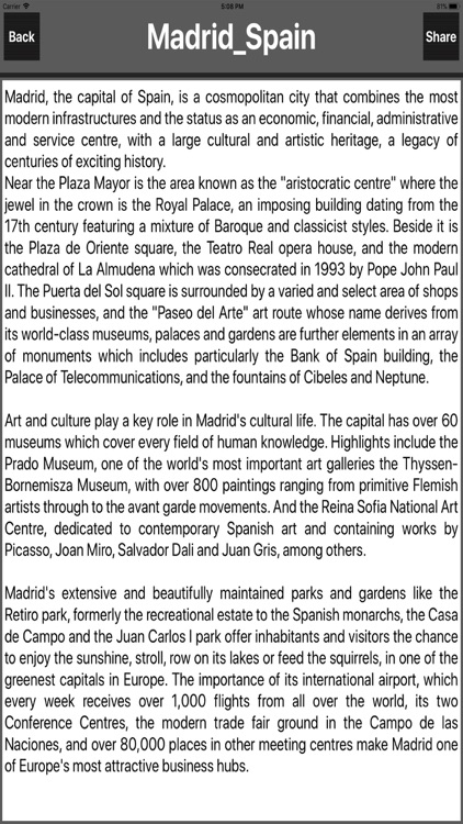 Madrid Spain TravelMap Offline