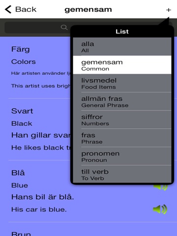 Svenska Engelska Trainer screenshot 2