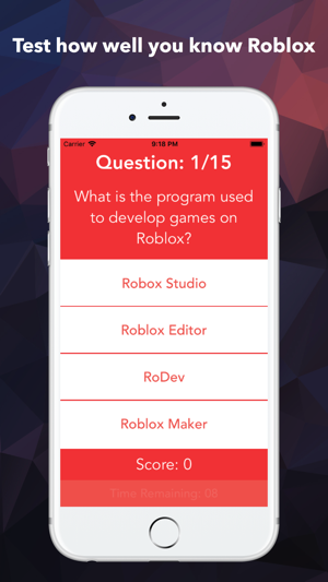 The Quiz For Roblox - how do i get roblox studio on ipad