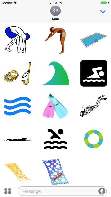 Swimmer Stickers