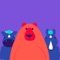 Enjoy four fun animal learning games all in one app
