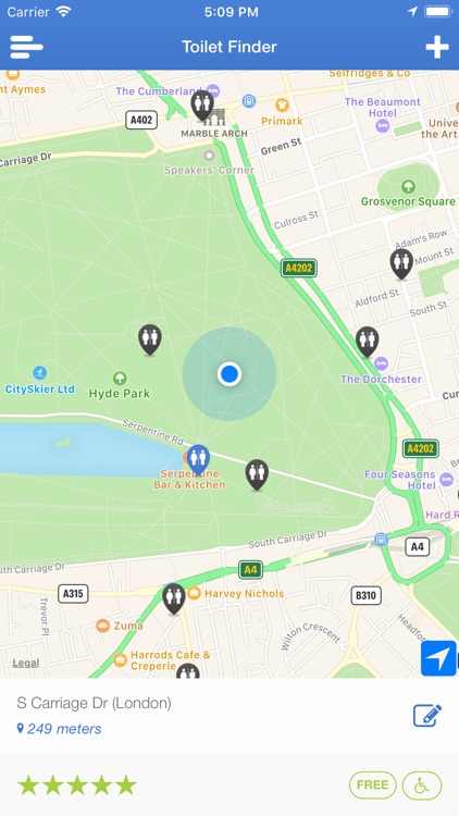 Toilet Finder
