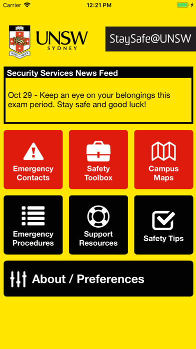 How to cancel & delete StaySafe@UNSW from iphone & ipad 1