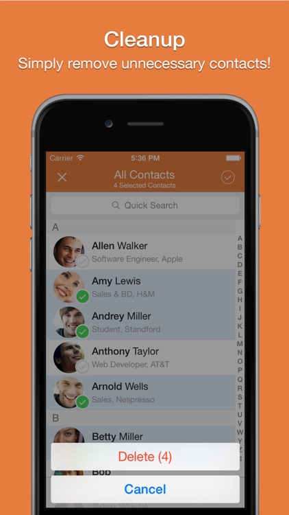 Contacts Cleaner . screenshot-3
